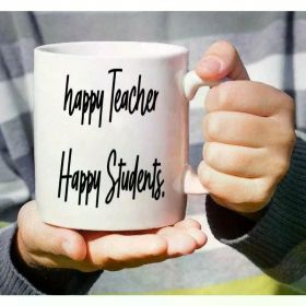 Humorous Gift Idea Funny Gift for Teachers - Back To School Present for Kindergarten Teachers - 11 Oz White Ceramic